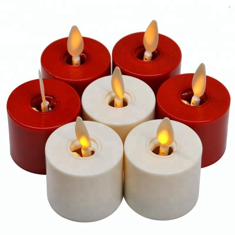 LED flickering tea lights battery operated candles