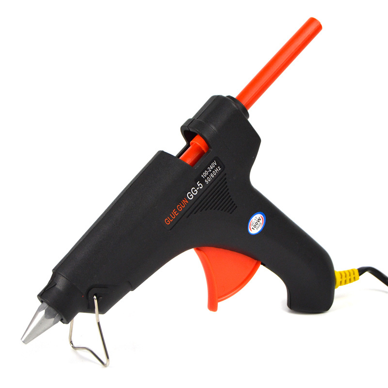 20W Electric silicone hot melt Black color Glue Gun