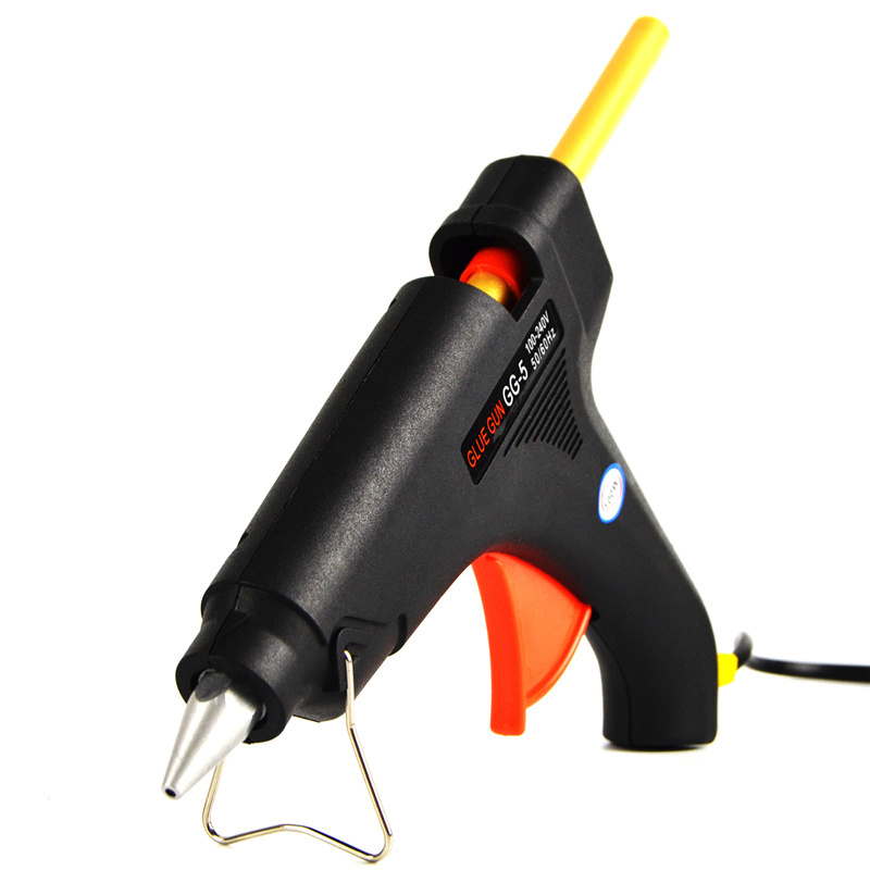 20W Electric silicone hot melt Black color Glue Gun