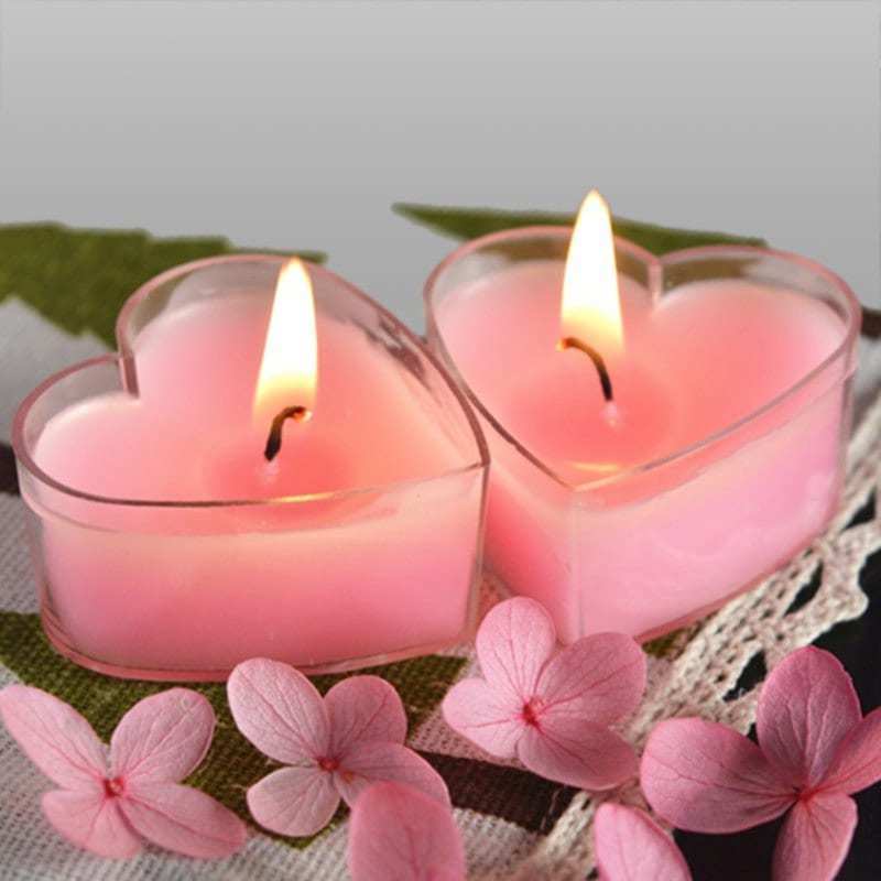 tea light candles wholesale heart shaped colorful scented tea light candles