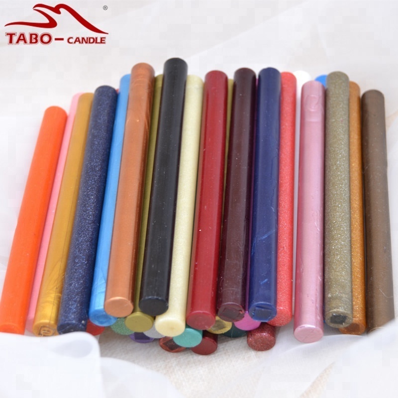 Multi colours sealing wax Hot Melt Glue Stick for Art Craft Wedding Card Handicraft Home Office