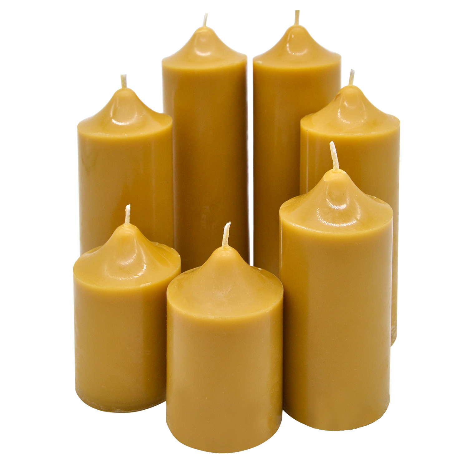 Organic Beeswax Pillar Candles Scented Beeswax Bees Wax Candles