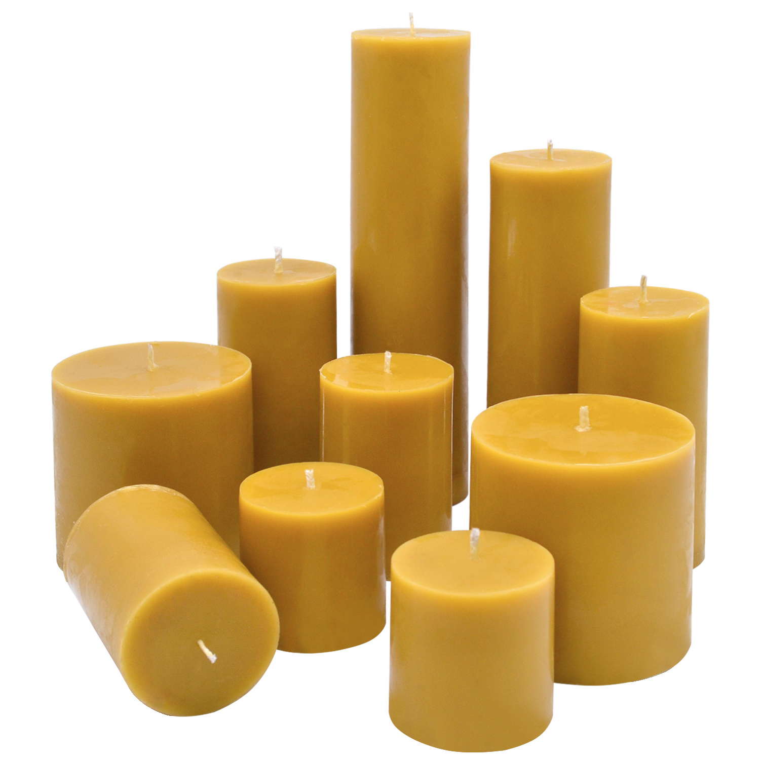 Organic Beeswax Pillar Candles Scented Beeswax Bees Wax Candles