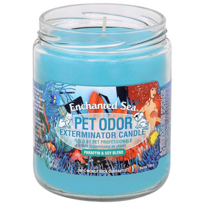 Loved Pet Eco-Friendly Orange Lemon Splash Smoke Pet Odor Exterminator Candle 13 oz from Tabo factory