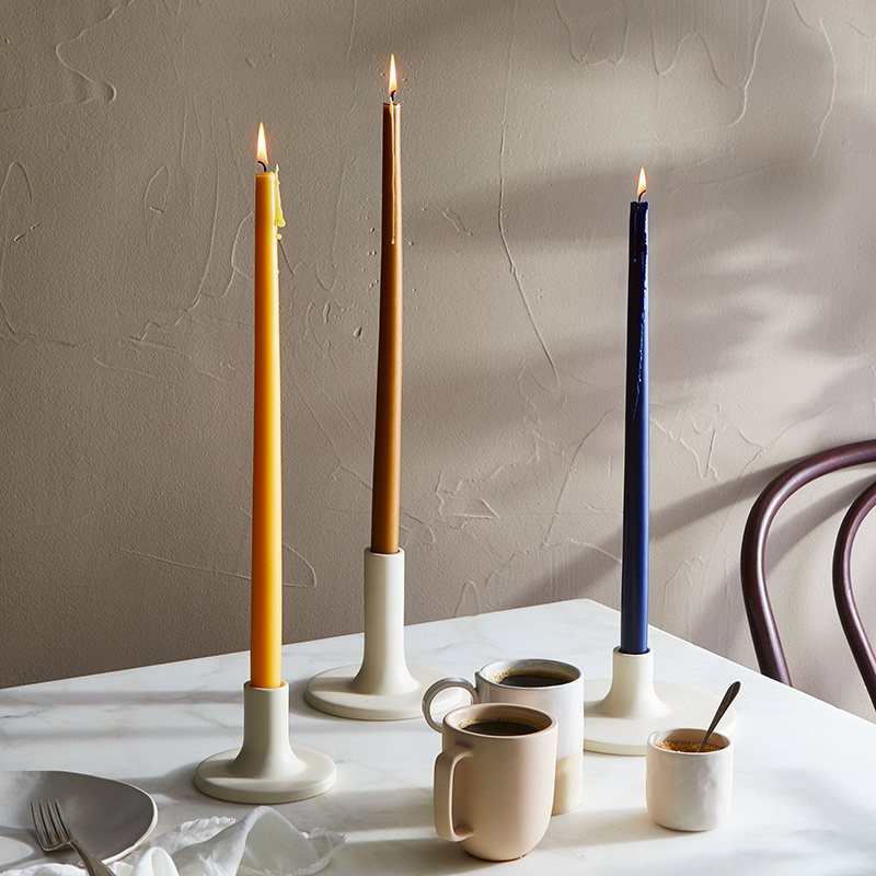 Factory Supply Multi-Colored Unscented Conic Taper Candles