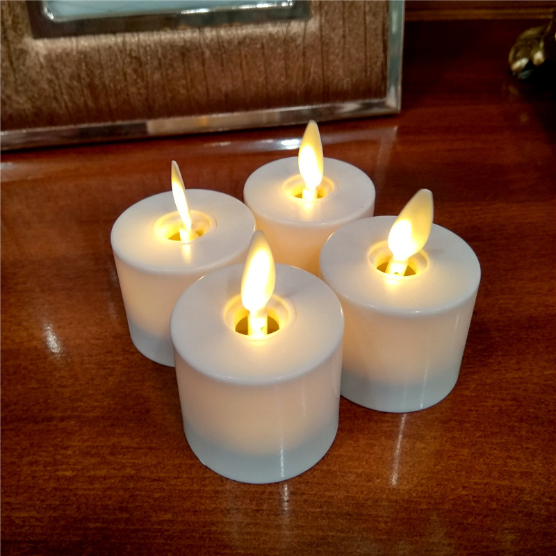 battery operated warmer moving flame votive mini led tea light candle