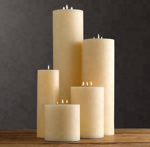 wholesale spiritual large fat unscented church pillar candle