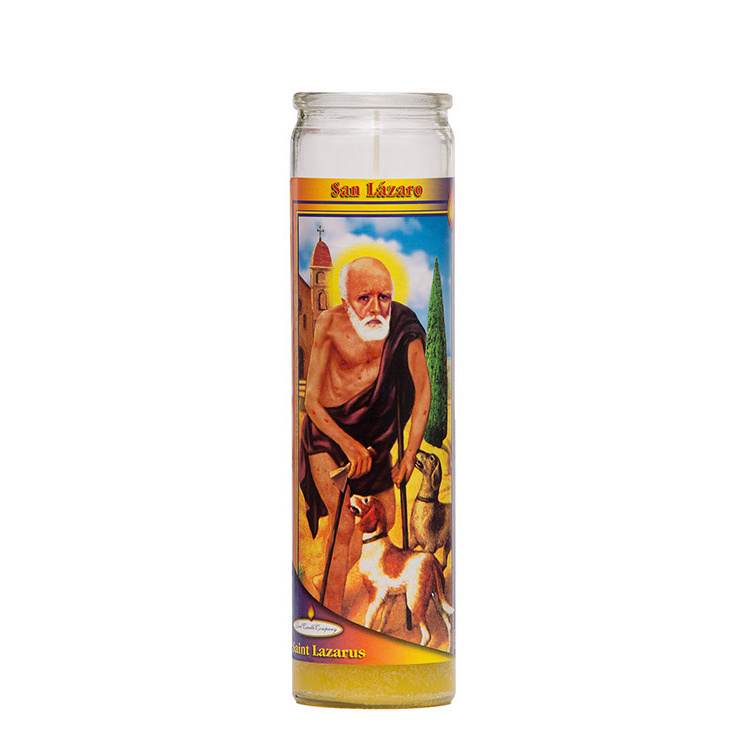 Cheap Price 7 Day Church Prayer Religious Memorial Glass Candles