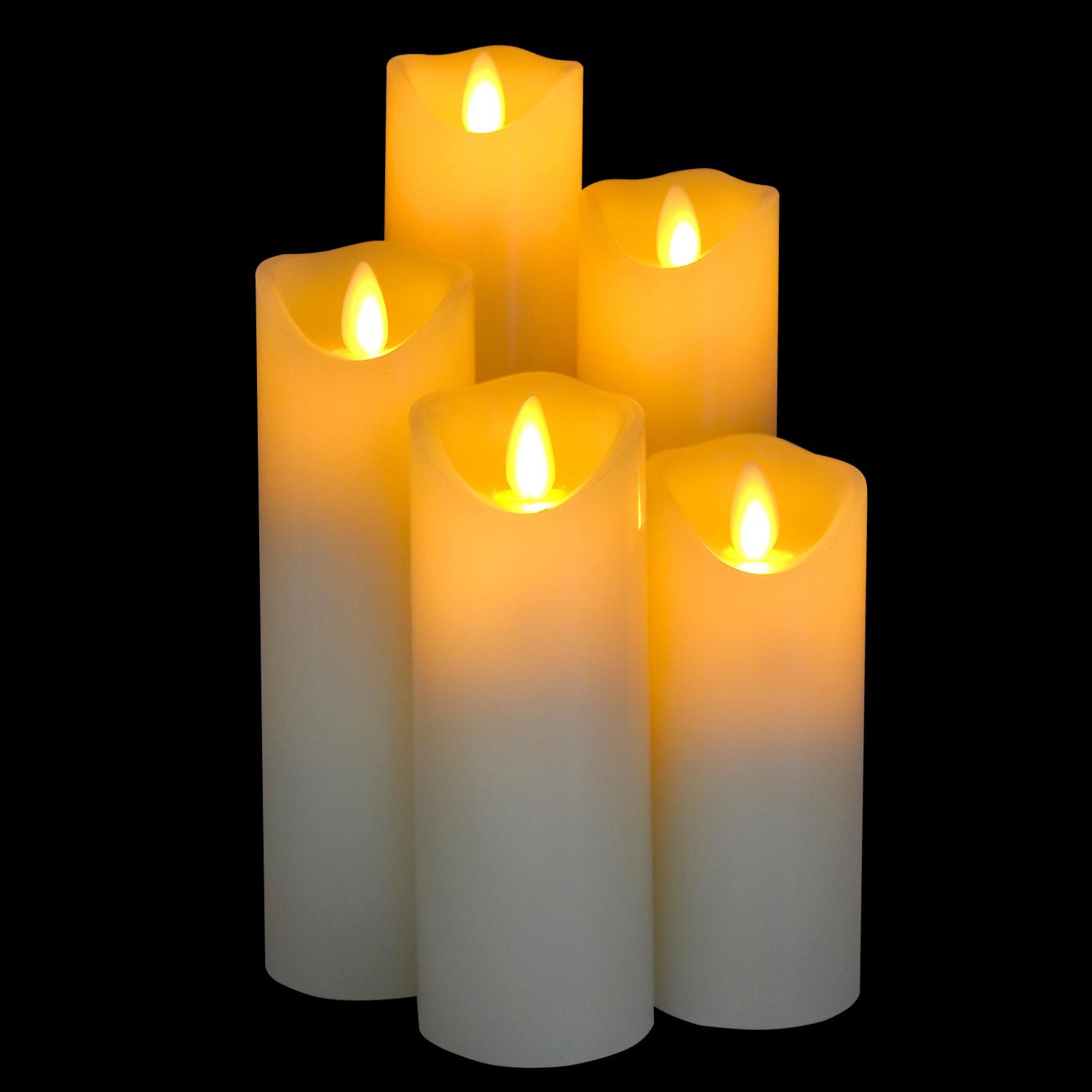 Low Price No Flame Led Moving Wick Candles With Remote Control