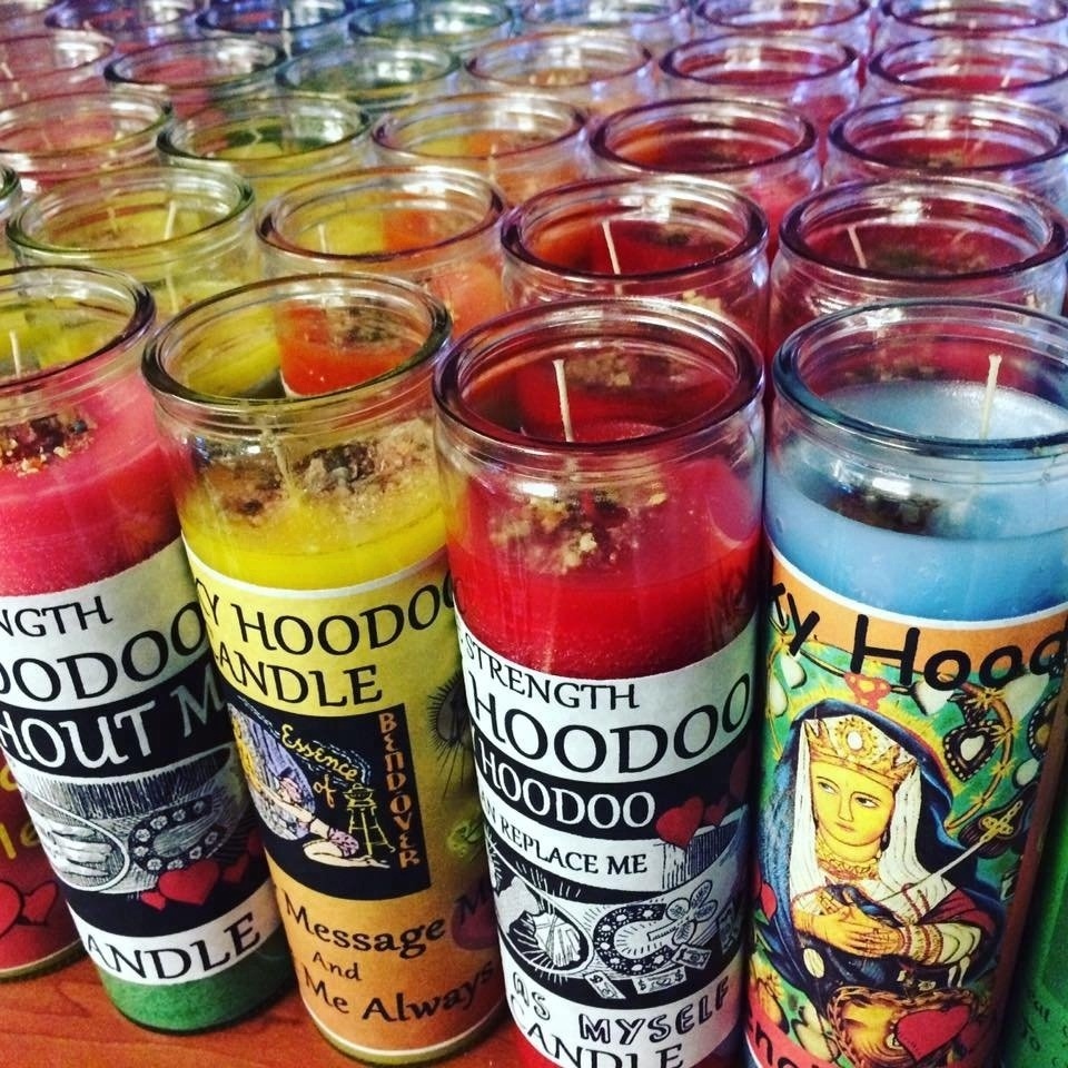 custom color and label mystical fixed church 7 day prayer candles wholesale in glass for sale