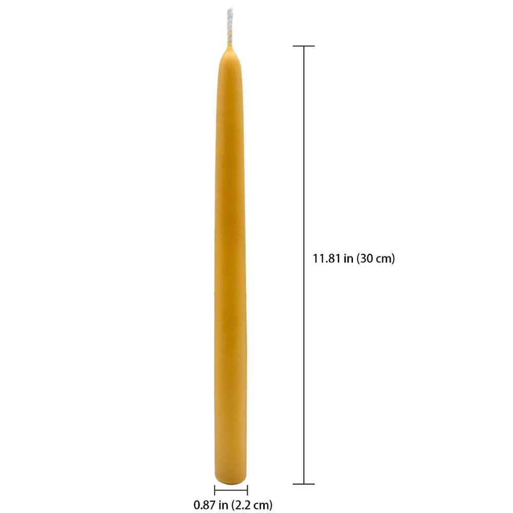 6 to 42 Inches in Length Quality Long Burning Church beeswax Candles