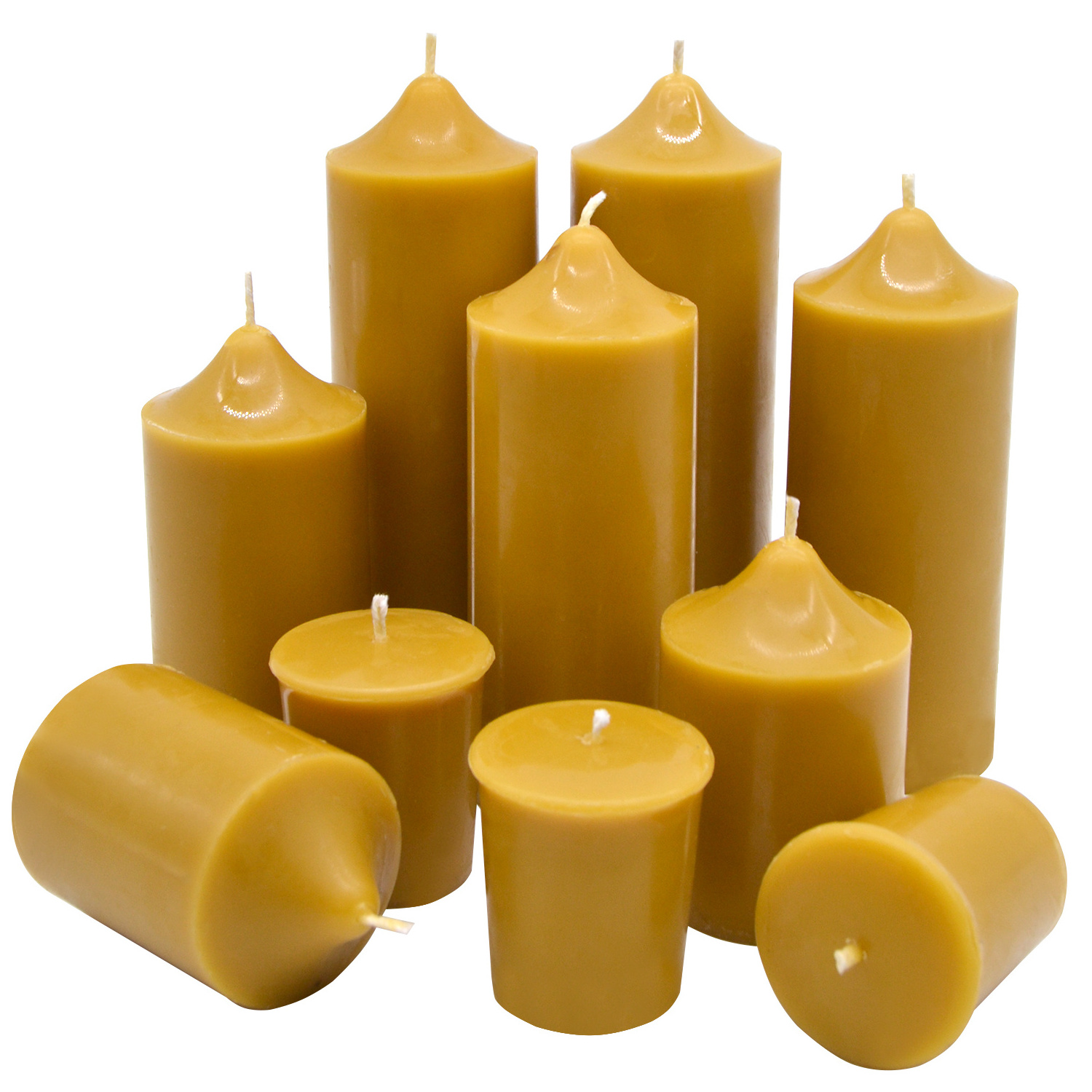 Organic Beeswax Pillar Candles Scented Beeswax Bees Wax Candles