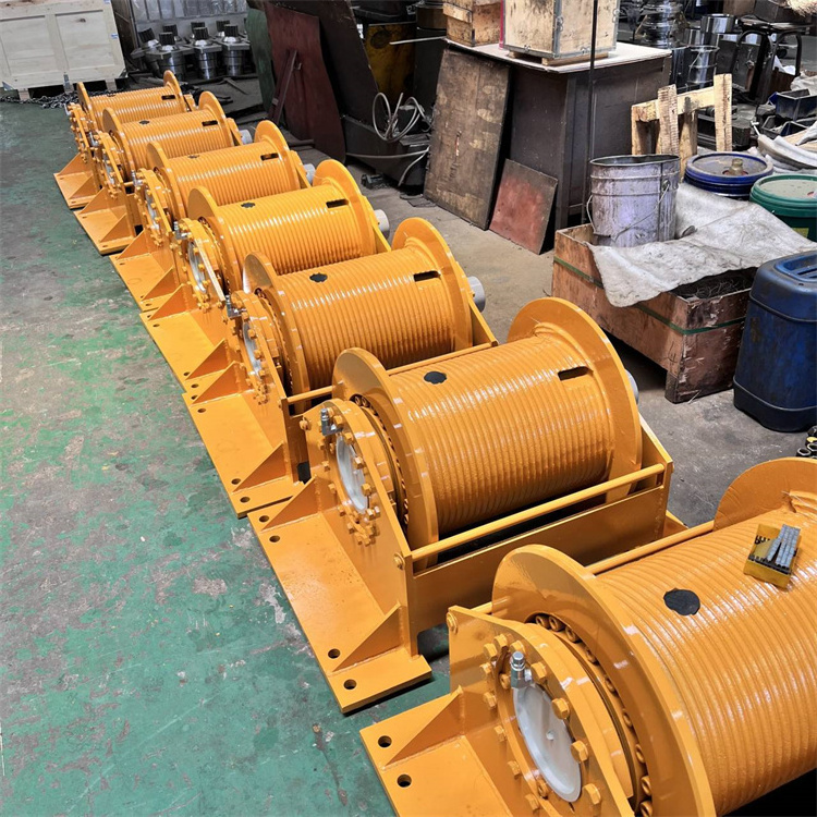 cable pulling machine electric hydraulic lifting hoist winch for truck tractor crane recovery