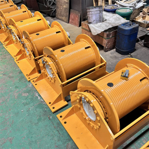 cable pulling machine electric hydraulic lifting hoist winch for truck tractor crane recovery