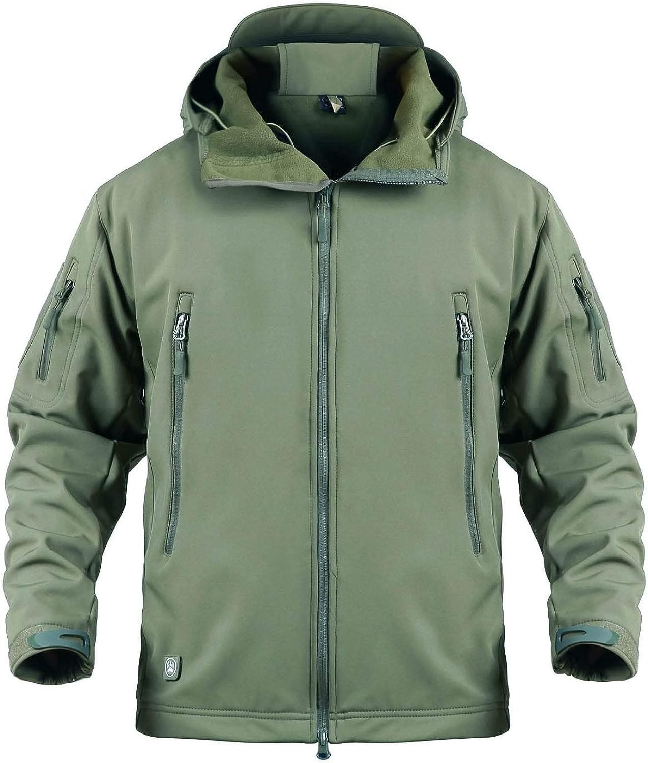 Tactical Jacket Hiking Waterproof Warm Men's Hooded Windbreaker Fleece Hunting Clothes tactical jacket hiking parka