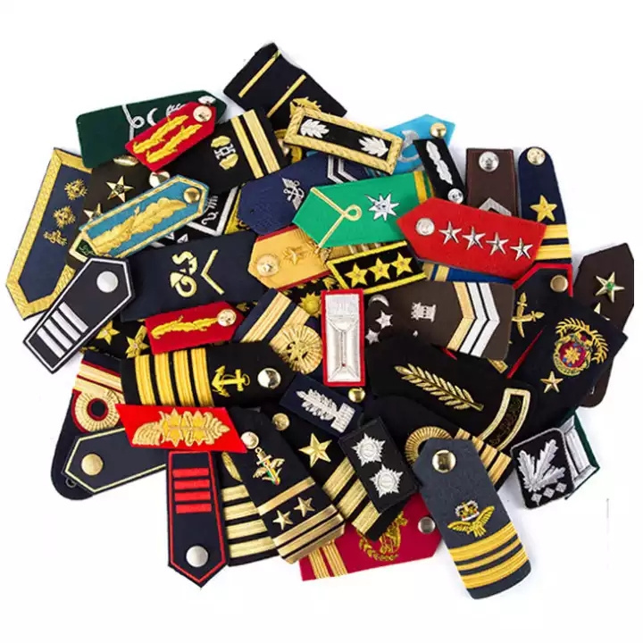 Hot Selling Iron On Noble Custom Hook And Loop Clothing Embroidered Patch for self-adhesive backing tactical pvc patches