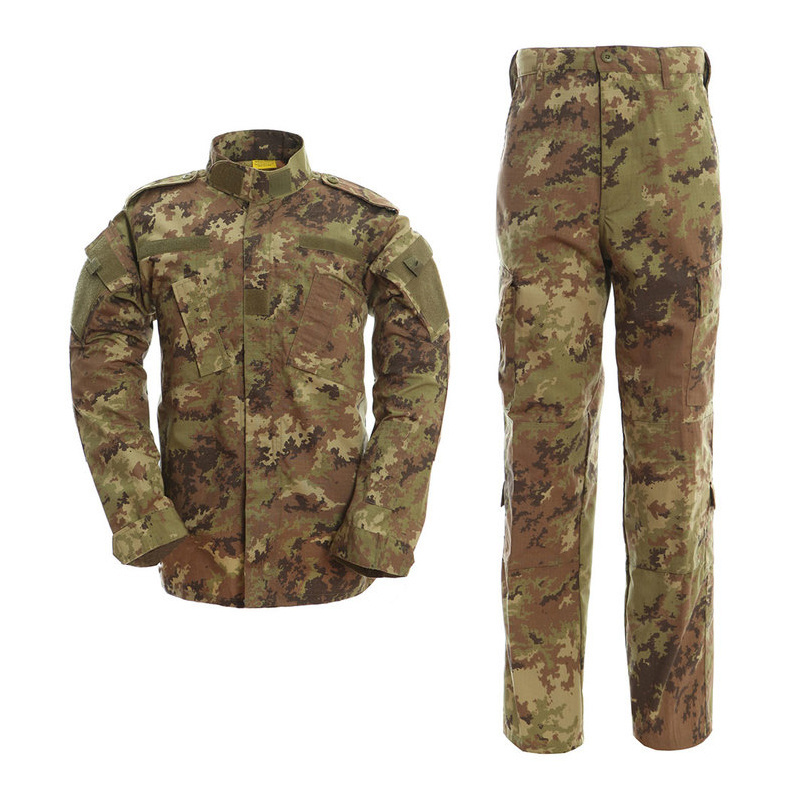 Italian tactical Uniforms Vegetated Pattern Camouflage Combat Field Uniform