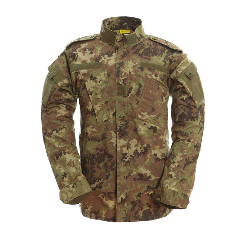 Wholesale Price Italian tactical Uniform Vegetated Pattern Training Camoufalged Combat Uniform