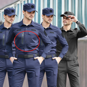 New design OEM Factory security uniform guard Work Shirt high quality Workwear quick dry Security Uniform