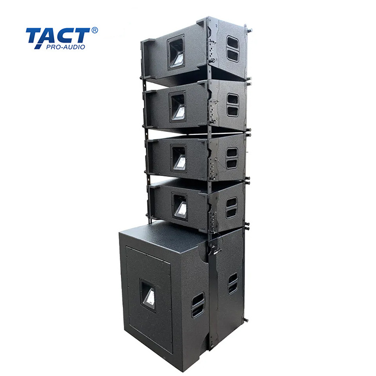 High Quality TQ10 Dual 10 Inch Professional Line Array Audio Sound System Speakers With 2 Channels For Cinema KTV