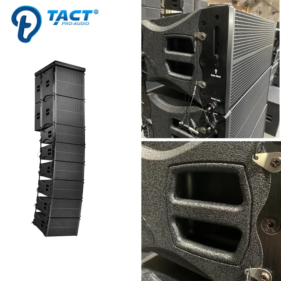 Active Line Array Speaker Sound System with Neodymium Driver  Powered 6 Inch Build In DSP Subwoofer