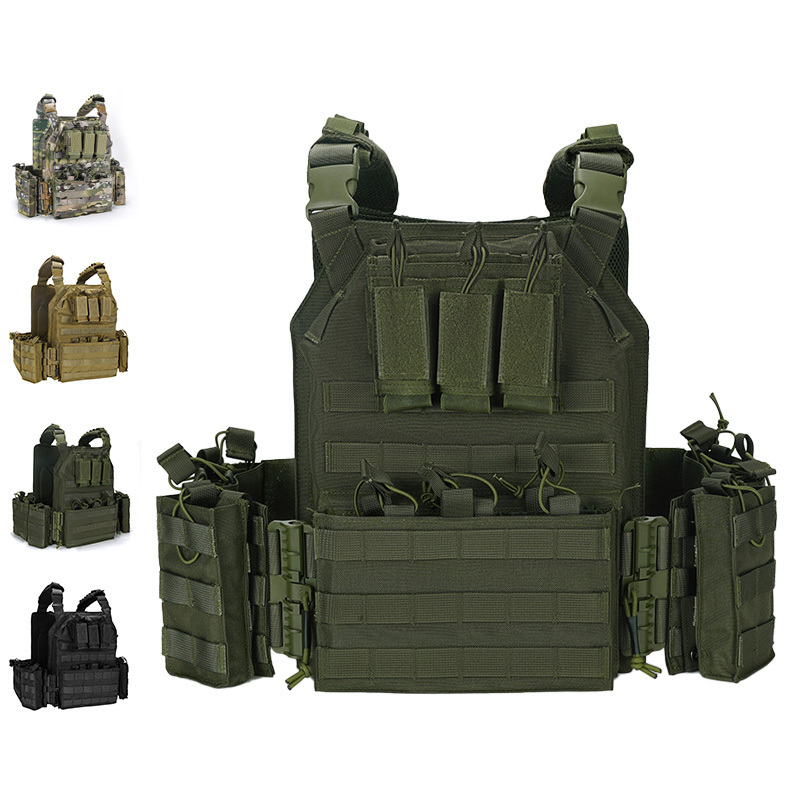 SIVI 1000D Plate Carrier Range Green Outdoor Tactico Chalecos Hunting Quick Release Buckles Molle Tactical Vest For Men