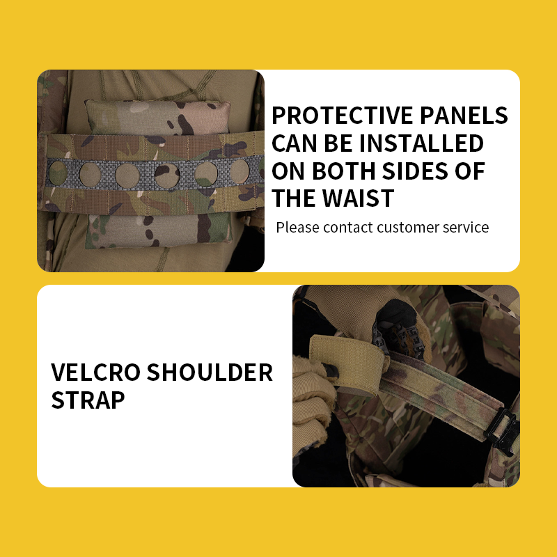 SIVI Waterproof Light Weight Plate Carrier Vest Chaleco Tactico MOLLE Tacical Vest Training Combat Vest