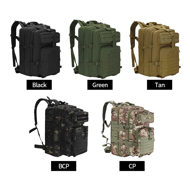 SIVI Low MOQ Tactical Backpack 45L Molle Pouch Assault Pack Camping Tactical Backpack Bag OEM Hiking Backpack