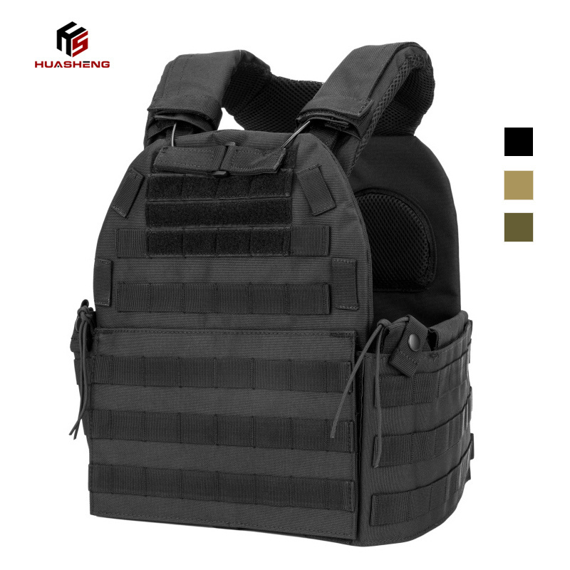 Custom Tactical Armor Vest Light Weight Plate Carrier Vest Multi-functional Assault Vest