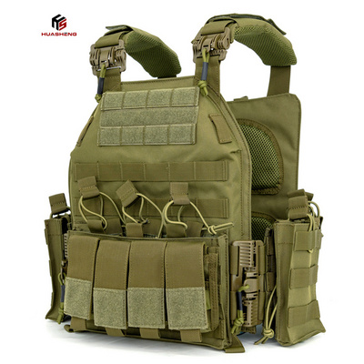 Tactical Modular Plate Carrier Vest Multicam Chaleco Tactico Molle Quick Release gilet tactique 250*300mm Protective Vest