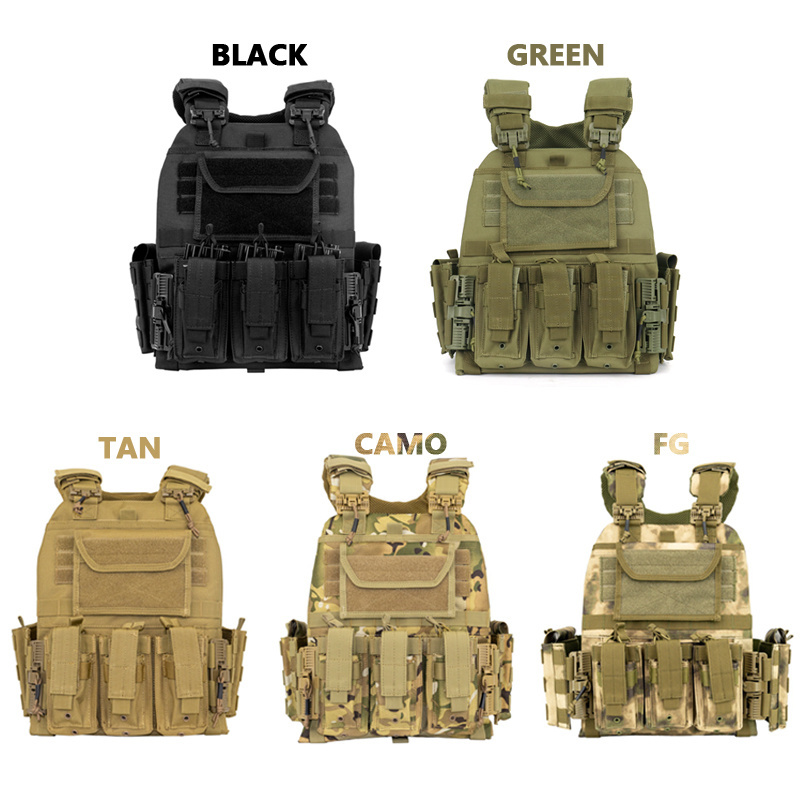 Hot Sale Plate Carrier Chalecos Tactico Quick Release Tactical Defense Protective Vest Armor Vest