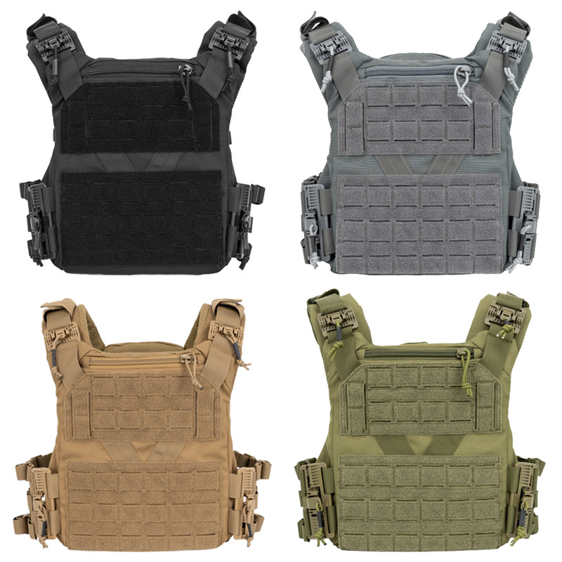 In Stock Quick-release Plate Carrier Rapid Release MOLLE Vest Adult Tactical Vest for Men