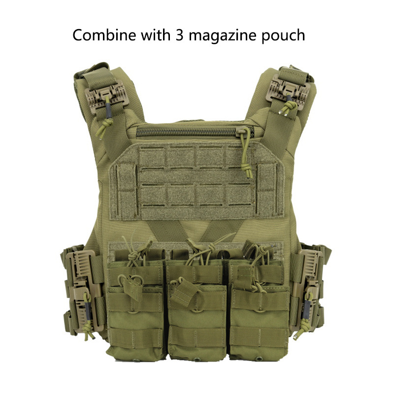 In Stock Quick-release Plate Carrier Rapid Release MOLLE Vest Adult Tactical Vest for Men