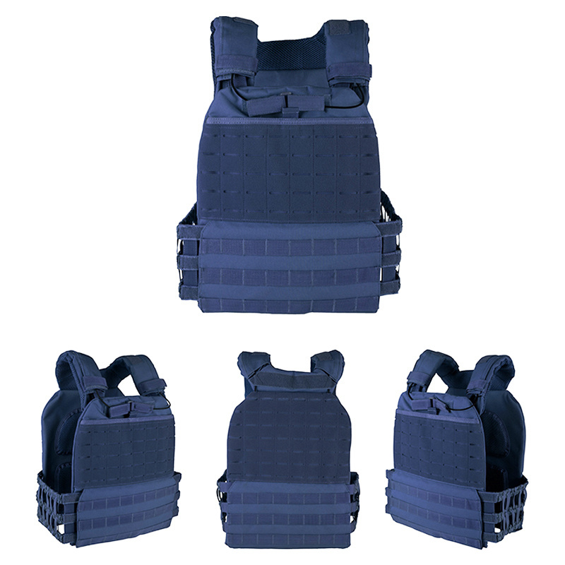 Blue Durable Heavy Duty Vest Tactical Molle Vest