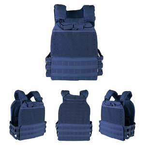 Blue Durable Heavy Duty Vest Tactical Molle Vest