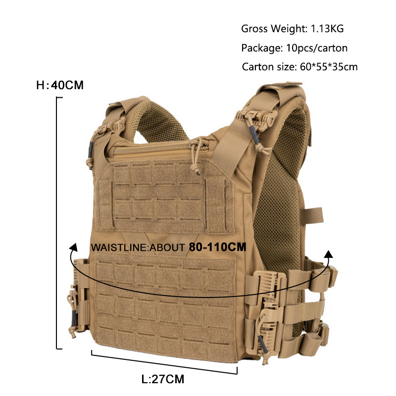 900D Combat Plate Carrier Molle Combat Vest Modular Tactical Armor Vest