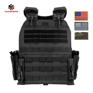 Tactical Assault Combat Vest Molle Armor Vest Quick Release Protective Vest Plate Carrier for men