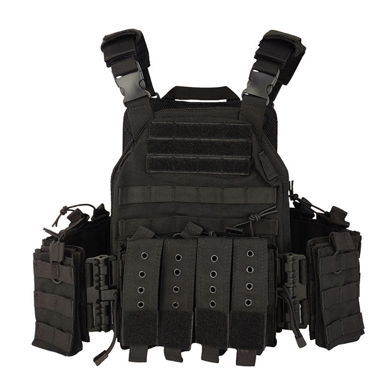 Camouflage Quick-Detach Cs Security Plate Carrier Bandolier Tactical Vest