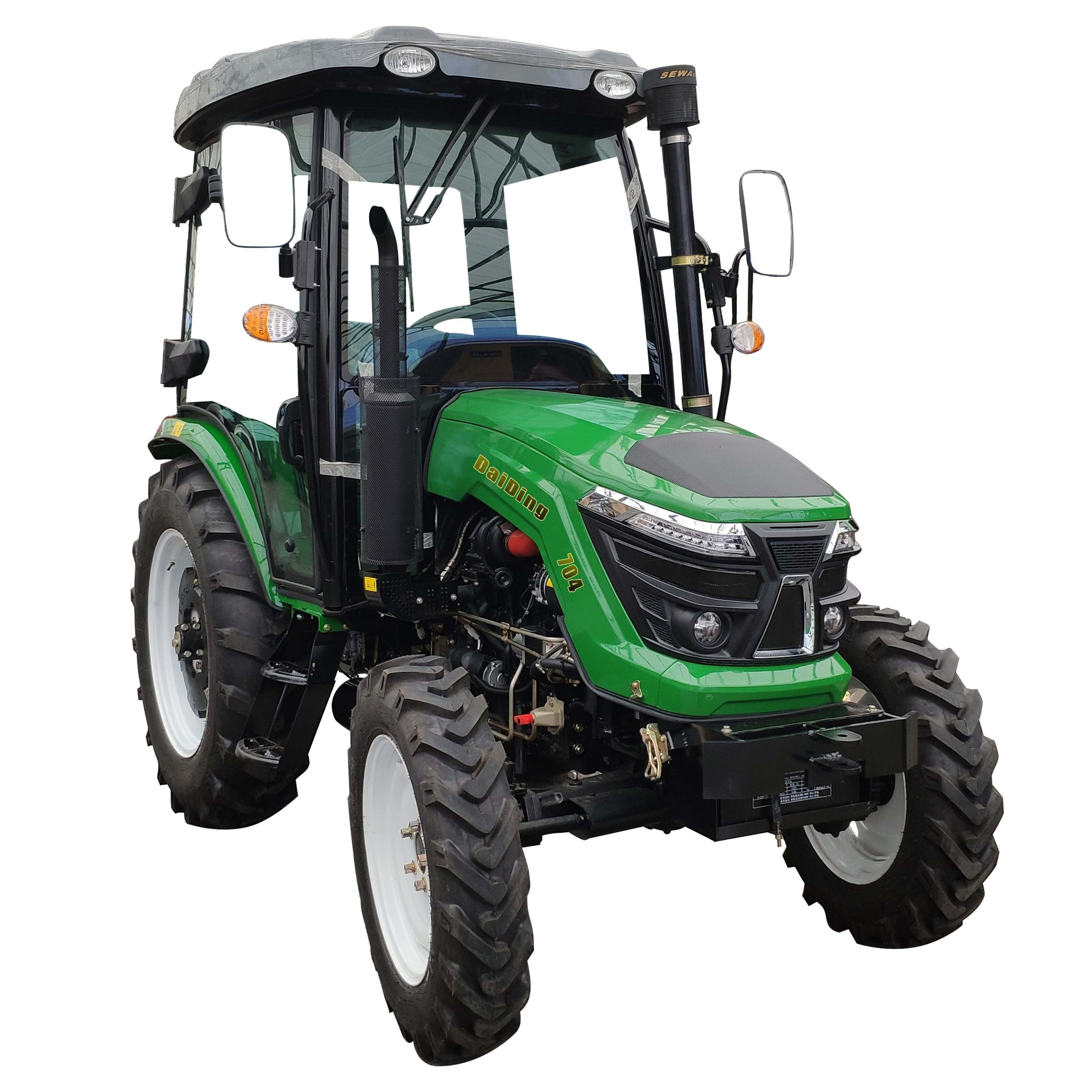 China 8+2 Shuttle Shift 4wd 70hp Farming New Agricultural High Quality Hydraulic Output Tractor With Competitive Price