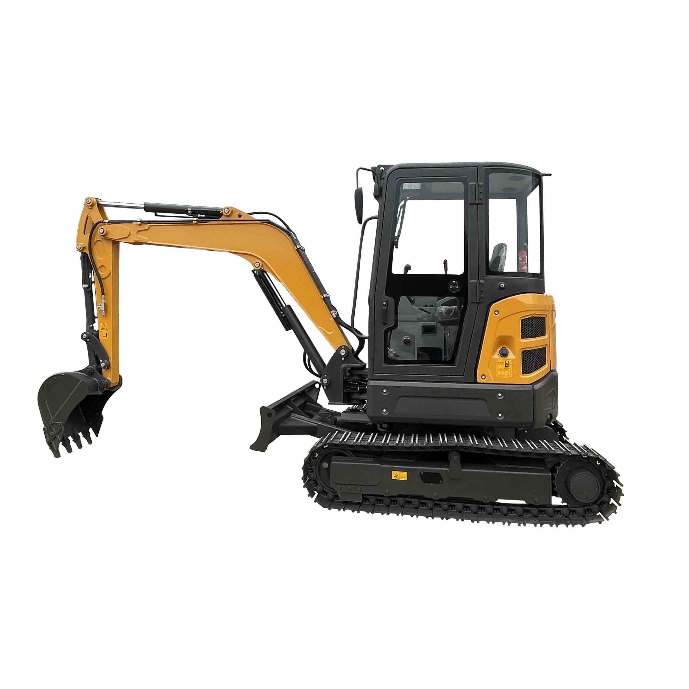 Mini Digger excavator Machine Diesel Hydraulic Backhoe Micro Track Hoe Small Crawler 3.5 ton with compact excavator