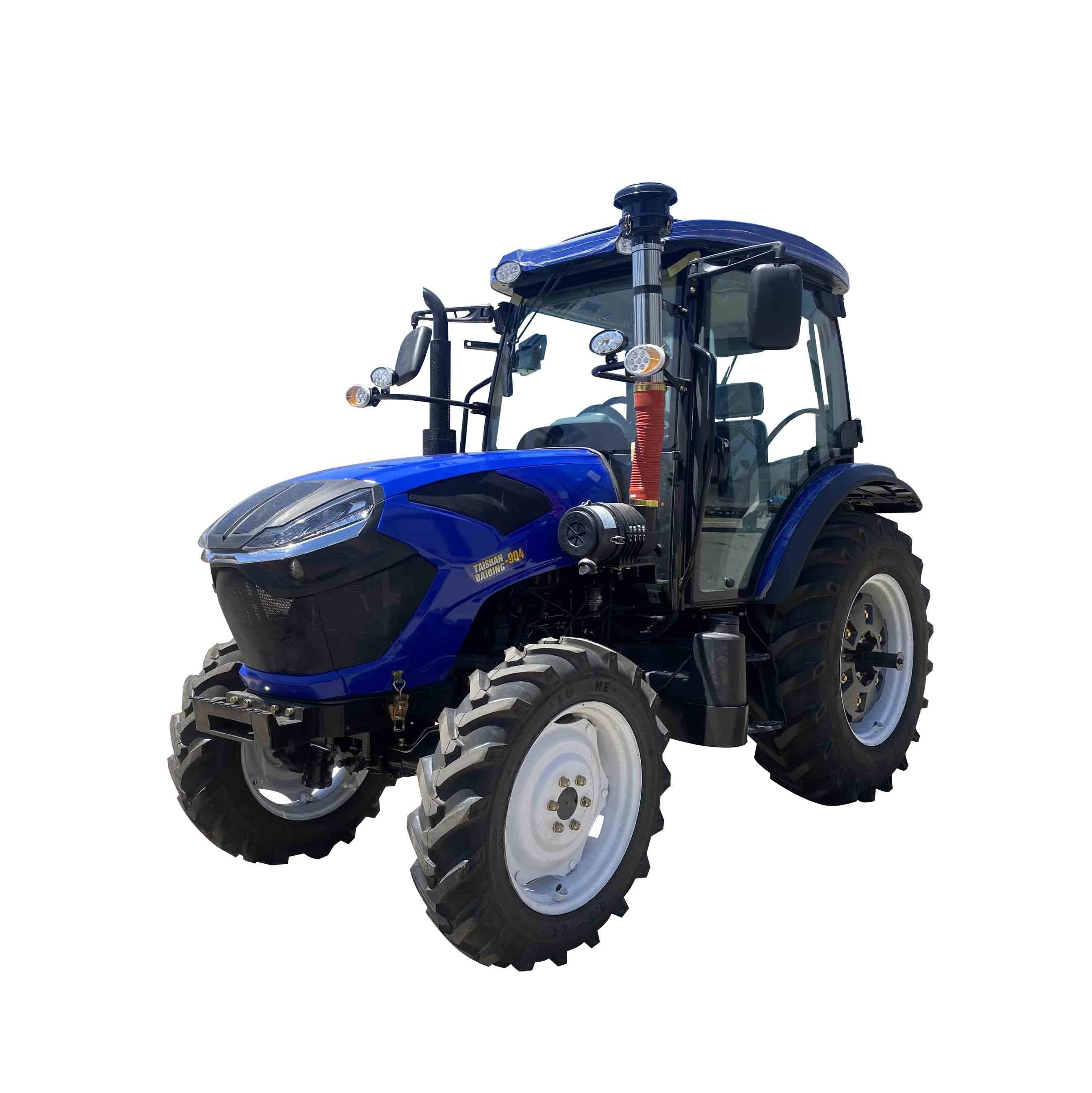 Little tractor high efficiency agriculture trencher  garden tractor with front loader crawler/wheel tractor