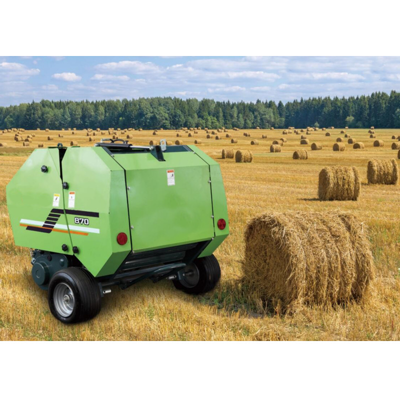 Best Quality Baling Machine Manual Pine Straw Hydraulic Pressure Mini Round Hay Baler