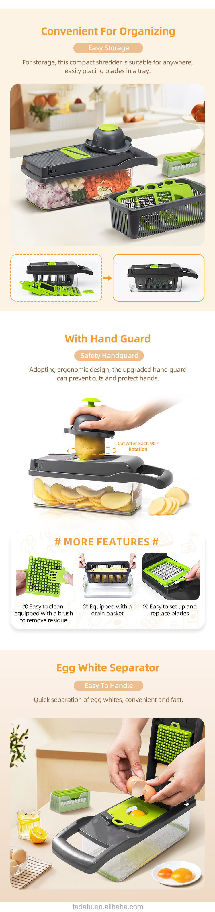 Kitchen 12 in 1 Food Veggie Onion Dicer Manual Mandoline Slicer Fruit Cutter Multifunctional Vegetable Chopper