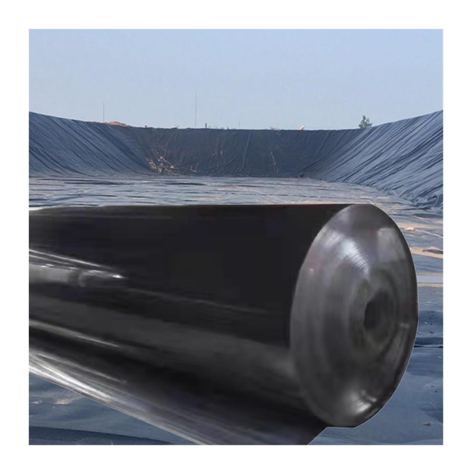 100% Virgin Material Waterproof Smooth HDPE Geomembrane for Agriculture/Dam/Landfill/Tailing Dam/Reservoir