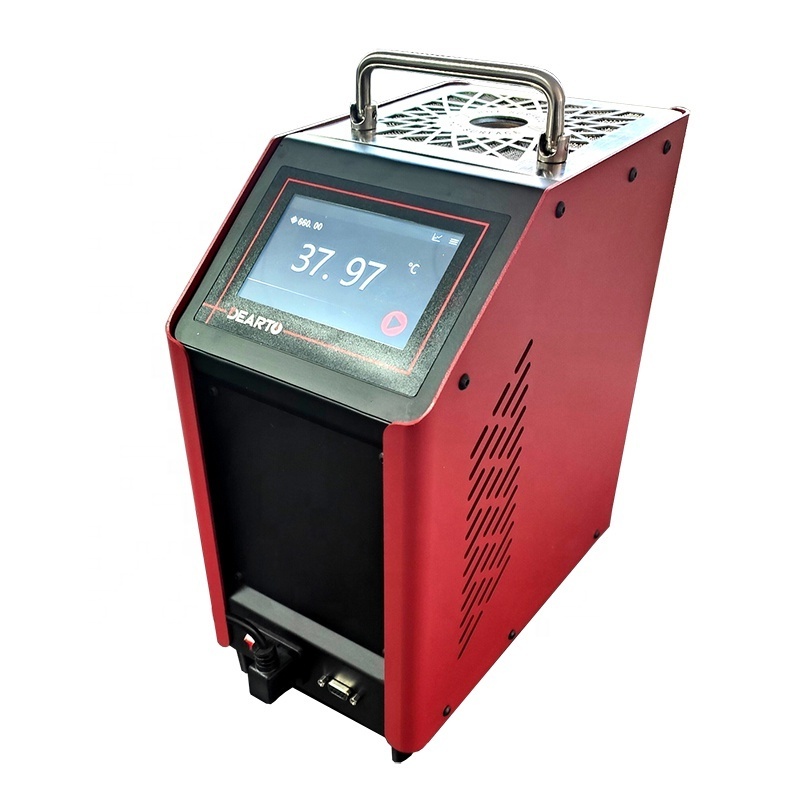 DEARTO DTG series portable intelligent dry block well type furnace 50 to 1200 c temperature calibrator