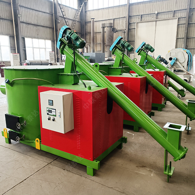 Latest HIgh Quality Industrial Biomass Wood Rice Husk Straw Pellet Burner Combustion Furnace For Kiln Dryer Boiler