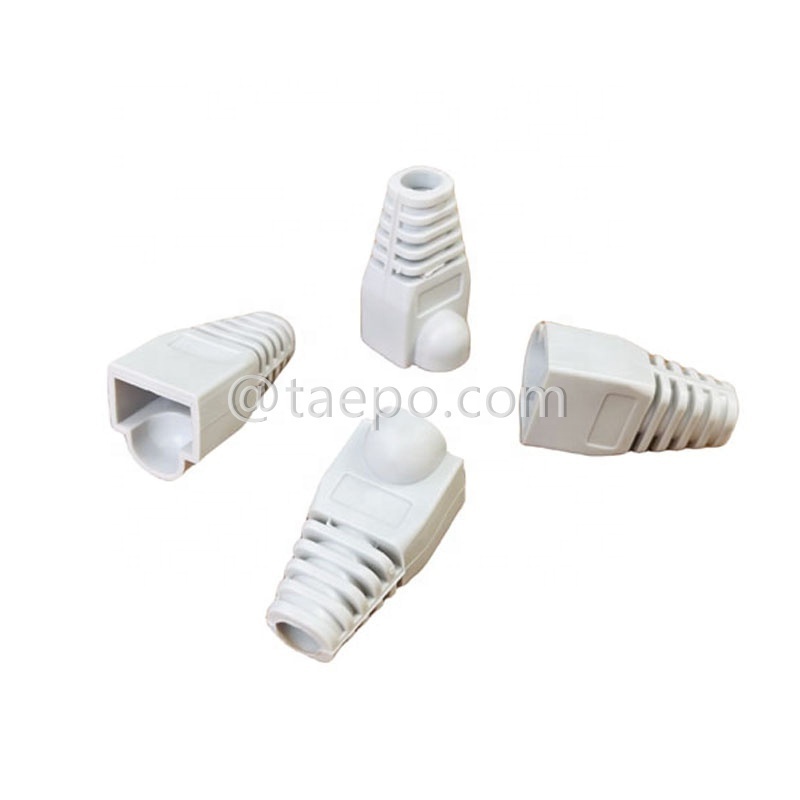 Network Modular Plug Crystal Head Cover Protector rj45 Connector Boot Connector Rubber Boot