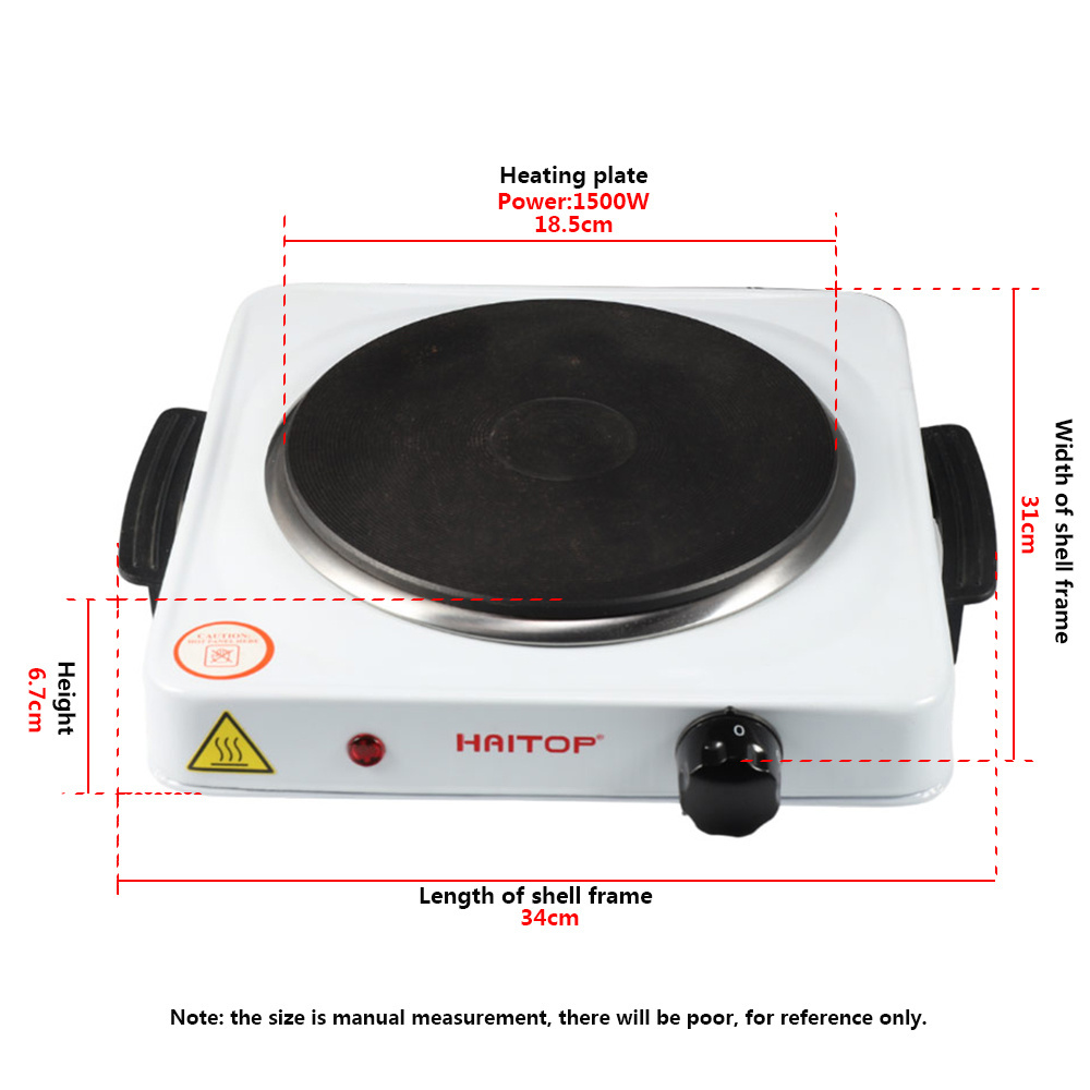 New Countertop 1500w hot plate kitchen appliances portable electric hot plate for cooking electric