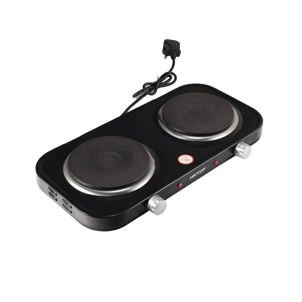 Solid Hotplate Cooker Electric Stove Two Burners Electric Hot Plate For Cooking