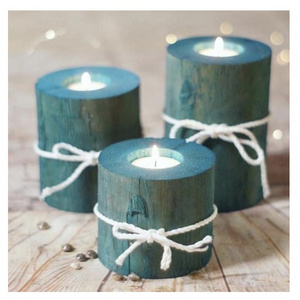 wholesale wood tea light candle holder for christmas gifting and home decor